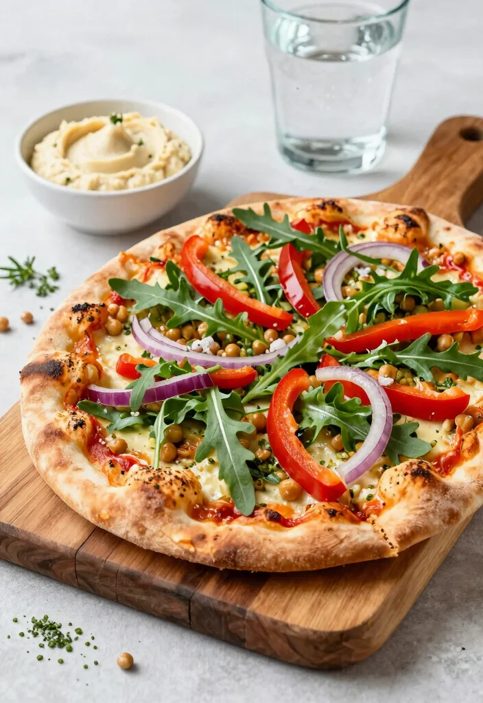 18 Healthy Pizza Recipes That Are Delicious & Guilt-Free - 4. Chickpea Pizza Crust 1