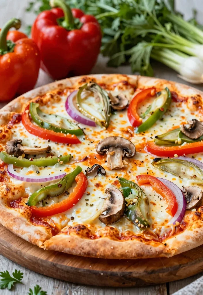 18 Pizza Oven Recipes to Try in Your Home Pizza Oven - 4. Veggie Supreme Pizza 1