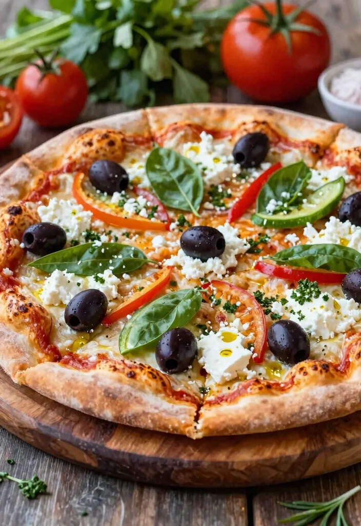18 Popular Pizza Type Recipes You Need to Try - 17. Greek Pizza 1