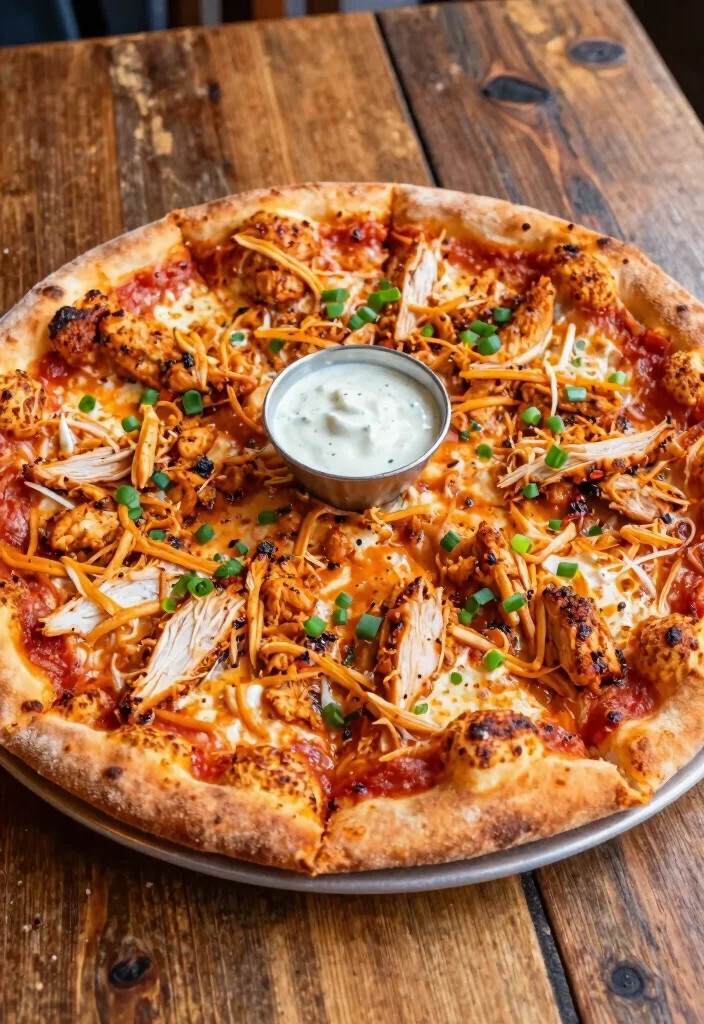 18 Popular Pizza Type Recipes You Need to Try - 9. Buffalo Chicken Pizza 1