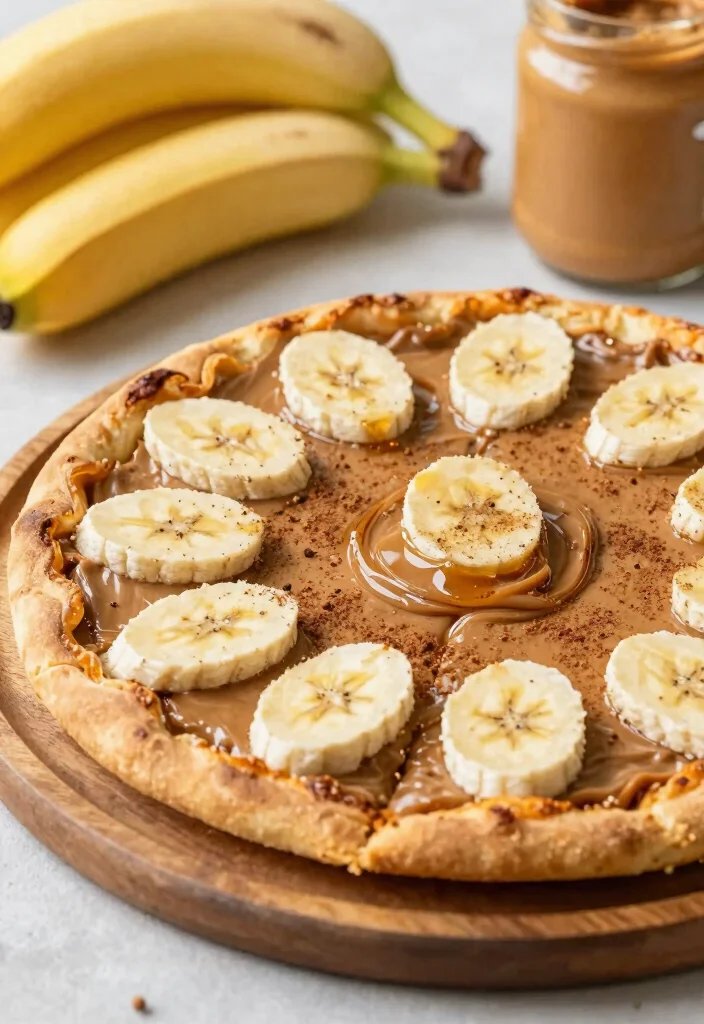 20 Easy Pizza Recipes Anyone Can Make - 15. Nut Butter and Banana Pizza 1