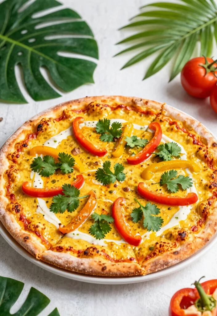20 Unique Pizza Recipes You've Probably Never Tried - 17. Coconut Curry Pizza 1