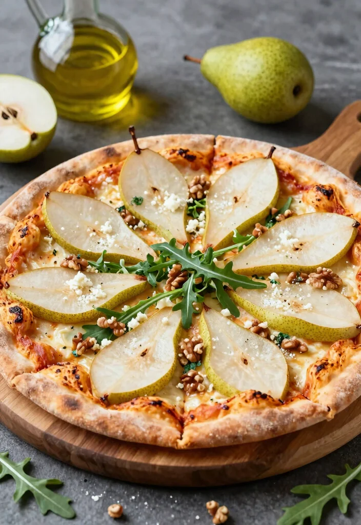20 Unique Pizza Recipes You've Probably Never Tried - 18. Pear and Gorgonzola Pizza 1
