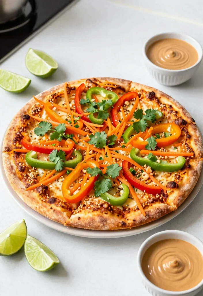 20 Unique Pizza Recipes You've Probably Never Tried - 2. Thai Peanut Pizza 1