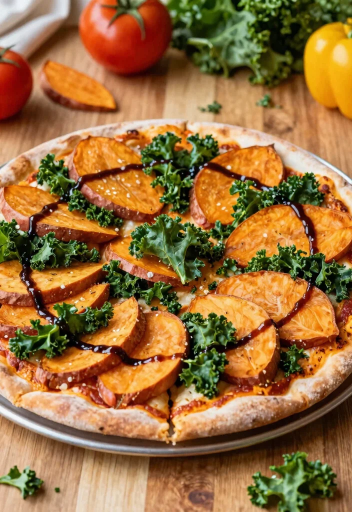 20 Unique Pizza Recipes You've Probably Never Tried - 5. Sweet Potato and Kale Pizza 1