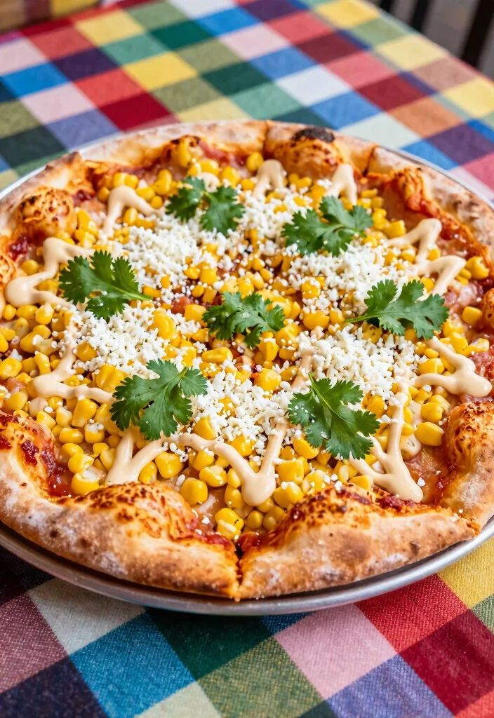 20 Unique Pizza Recipes You've Probably Never Tried - 8. Mexican Street Corn Pizza 1