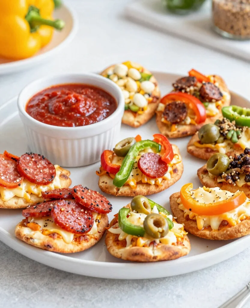 8 Creative Ways to Use Pillsbury Pizza Crust - 2. Mini Pizza Bites 1