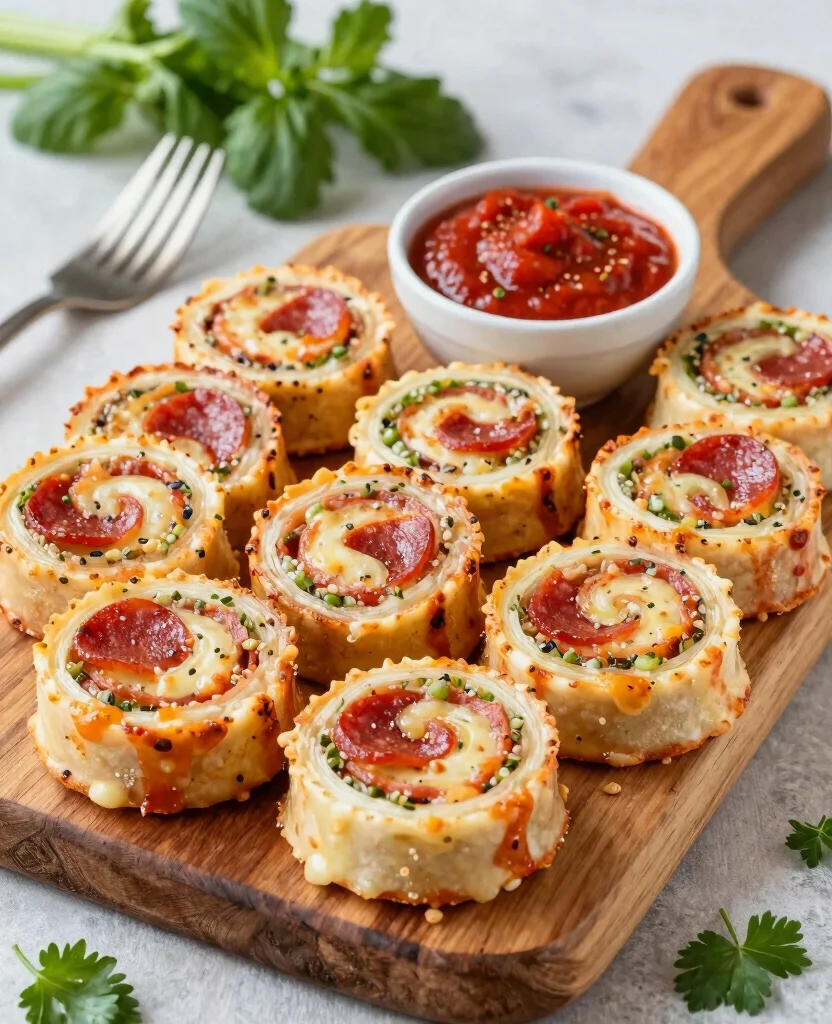 8 Creative Ways to Use Pillsbury Pizza Crust - 6. Pizza Pinwheels 1
