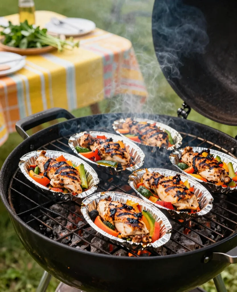 8 Tasty Ways to Cook BBQ Chicken Breast - 8. BBQ Chicken Foil Packets 1