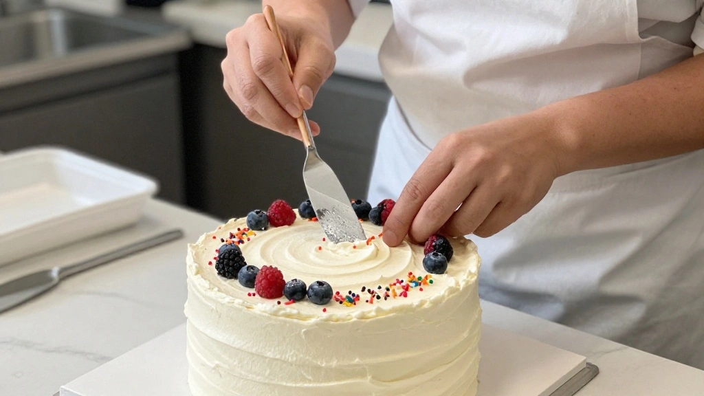 Cake Baking Recipes - Soft, Fluffy & Delicious Cakes - Step 10: Frost and Decorate 1