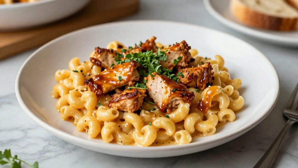 Creamy BBQ Chicken Mac and Cheese Recipe