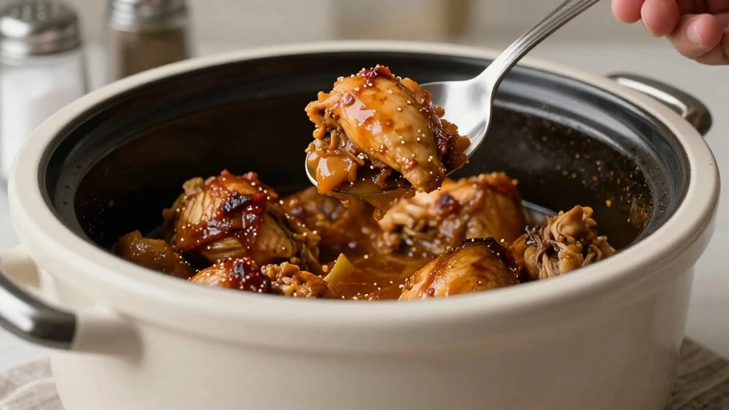 Easy Crockpot BBQ Pulled Chicken Recipe - Step 6: Adjust Seasoning 1