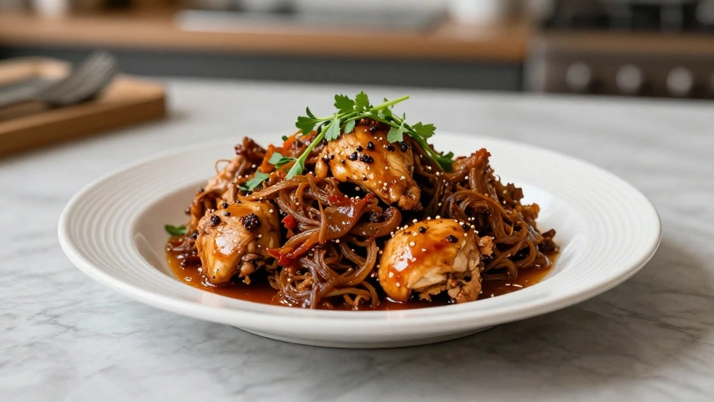 Easy Crockpot BBQ Pulled Chicken Recipe