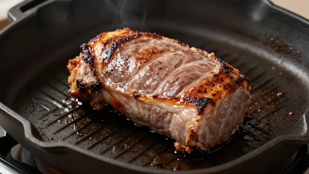 Easy Roasted Pork Tenderloin in the Oven - Step 4: Sear the Pork 1
