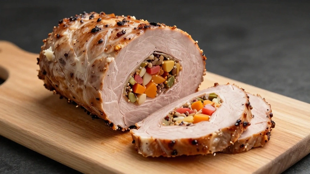 Gourmet Stuffed Pork Tenderloin Step-by-Step - Step 8: Rest and Slice 1
