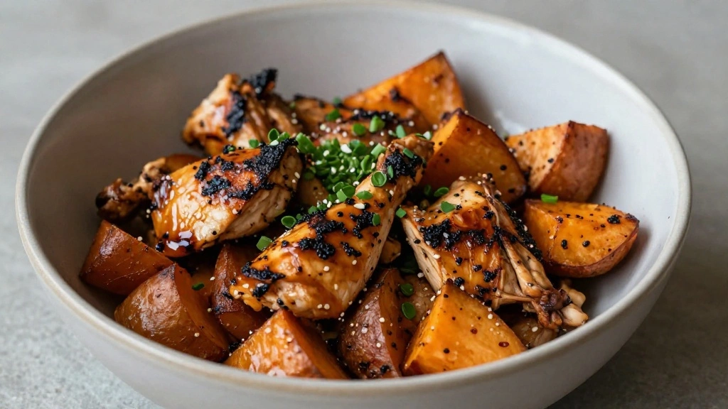 Healthy BBQ Chicken Sweet Potato Power Bowl - Step 8: Serve and Enjoy 1
