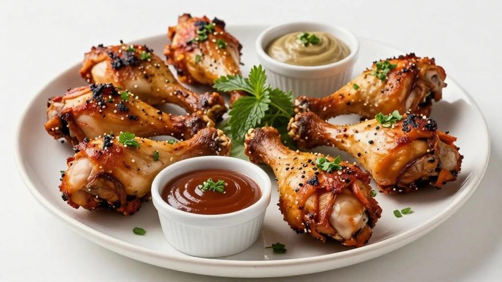 Juicy BBQ Chicken Legs Baked in the Oven - Step 8: Serve and Garnish 1