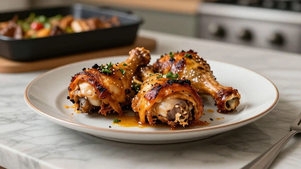 Juicy BBQ Chicken Legs Baked in the Oven