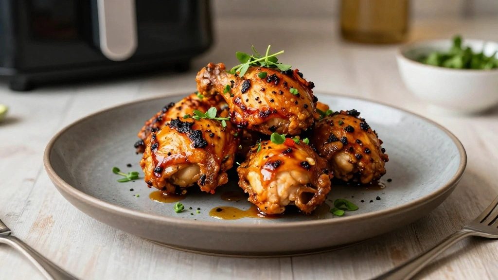 Super Fast Air Fryer BBQ Chicken Recipe