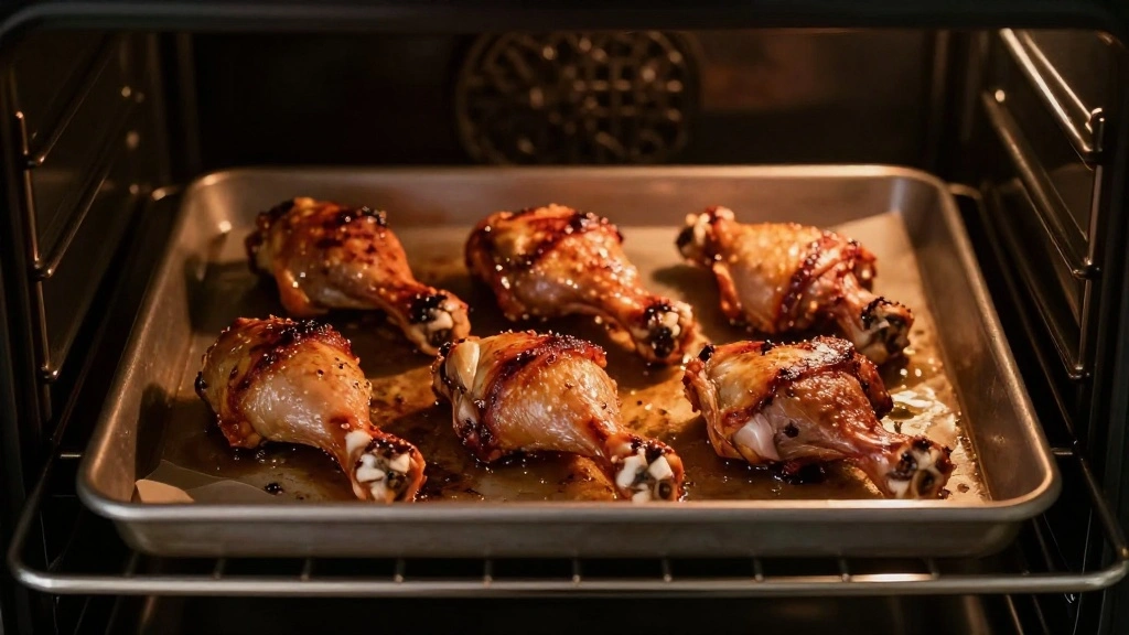 Tender BBQ Chicken Drumsticks in the Oven - Step 5: Roast the Chicken 1