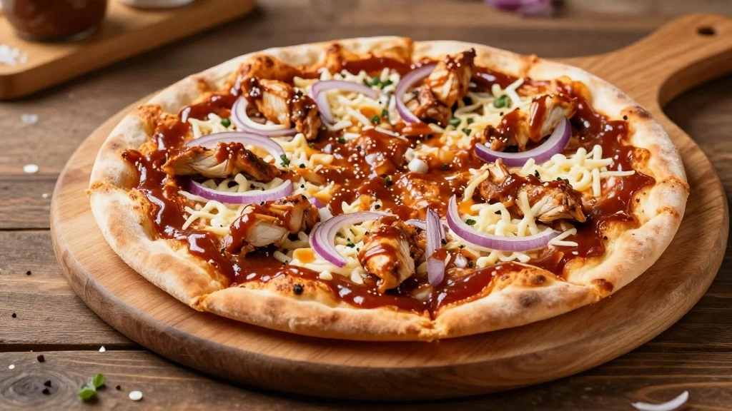 The Ultimate Homemade BBQ Chicken Pizza - Step 4: Assemble the Pizza 1