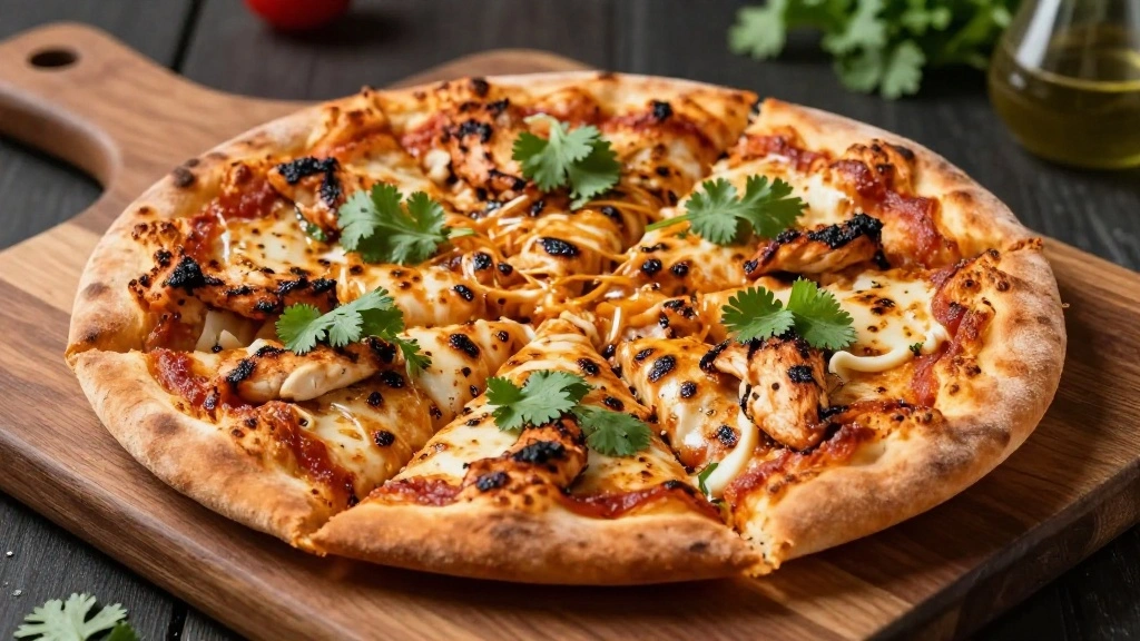 The Ultimate Homemade BBQ Chicken Pizza - Step 6: Garnish and Serve 1