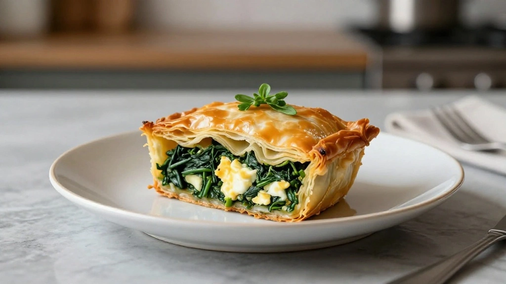 Crispy Greek Spanakopita – Spinach and Feta Phyllo Pie Made Easy at Home - Global Trio Kitchen