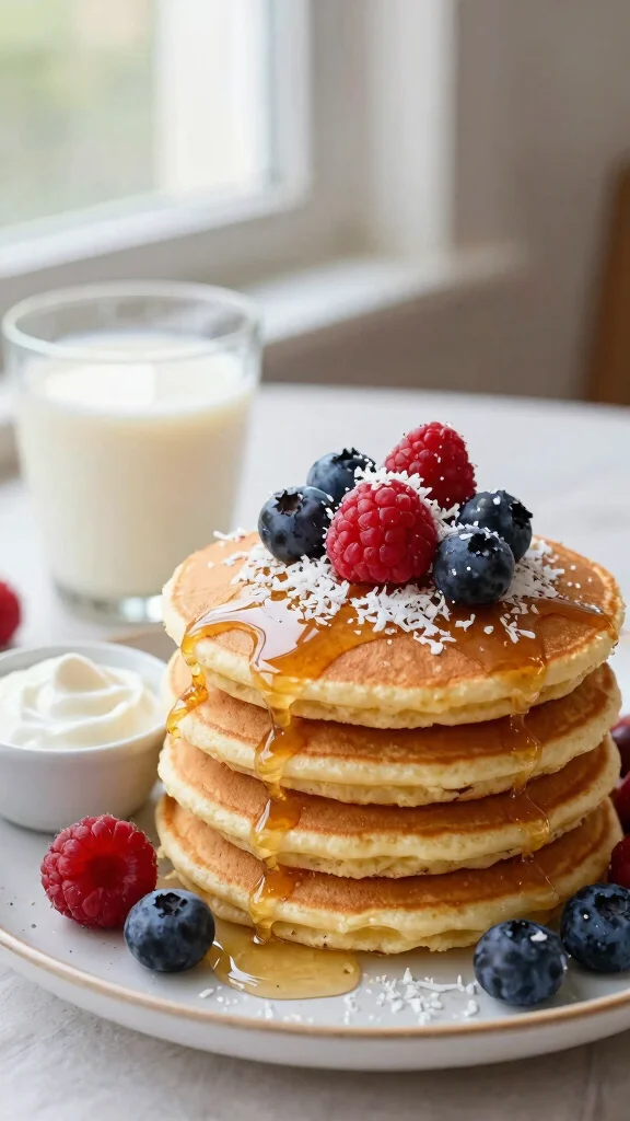 10 Dairy Free Baking Recipes You Won't Believe Are Dairy Free - 2. Coconut Flour Pancakes 1
