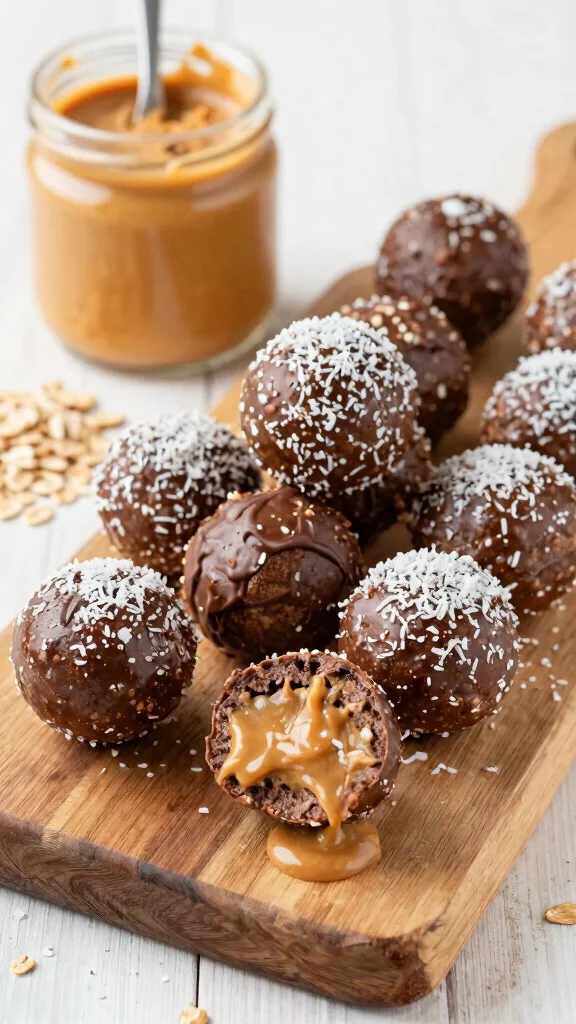10 Dairy Free Baking Recipes You Won't Believe Are Dairy Free - 6. Peanut Butter Chocolate Energy Balls 1