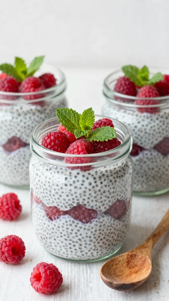 10 Dairy Free Baking Recipes You Won't Believe Are Dairy Free - 7. Raspberry Chia Seed Pudding 1