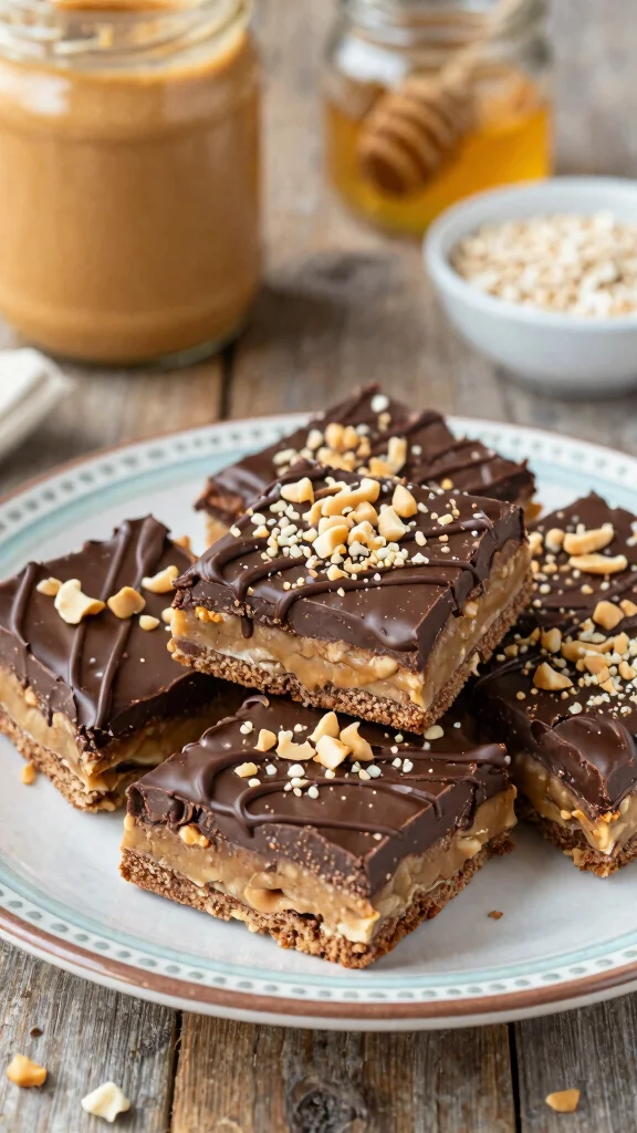 10 No-Bake Recipes Perfect for When You Don't Want to Turn On the Oven - 1. No-Bake Chocolate Peanut Butter Bars 1
