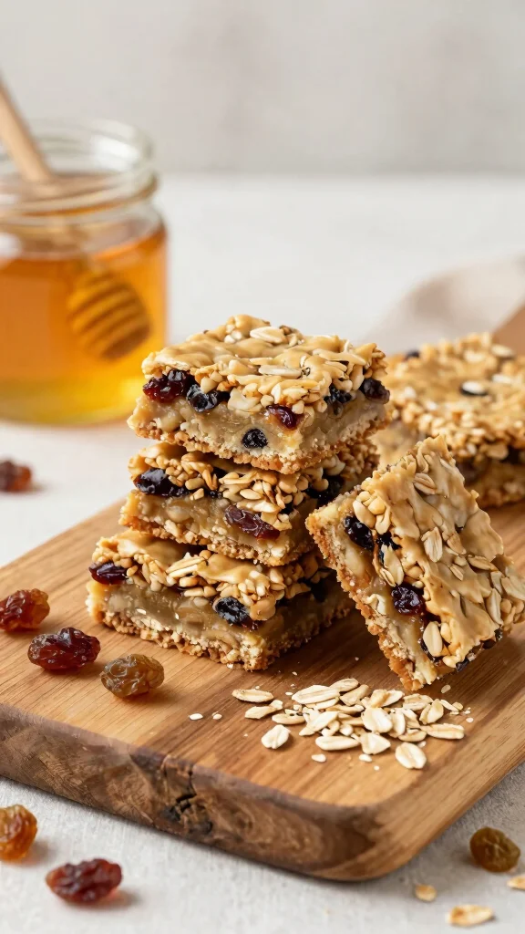 10 Oatmeal Baking Recipes for Healthy and Delicious Treats - 3. Oatmeal Raisin Bars 1