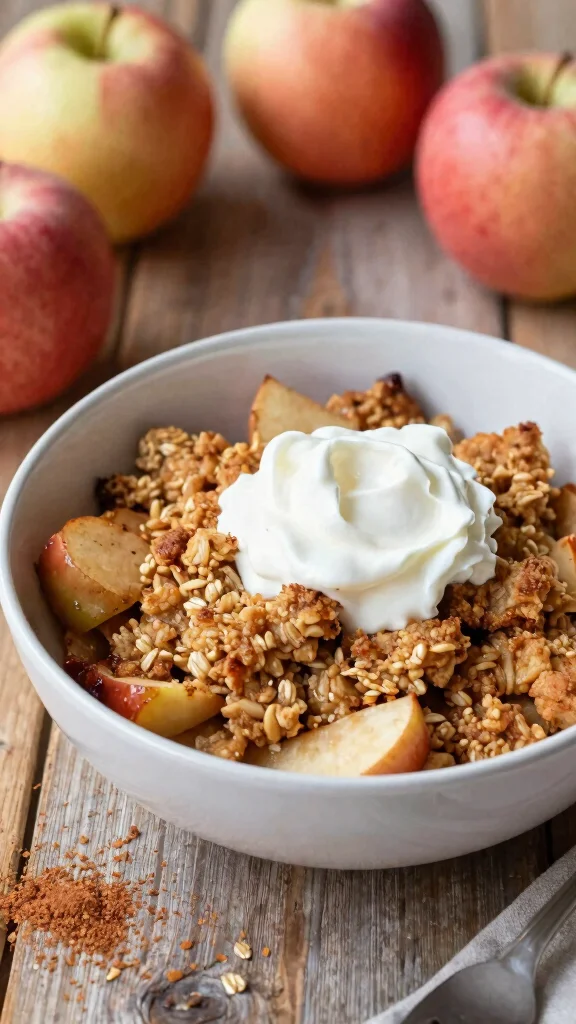 10 Oatmeal Baking Recipes for Healthy and Delicious Treats - 5. Oatmeal Apple Crisp 1