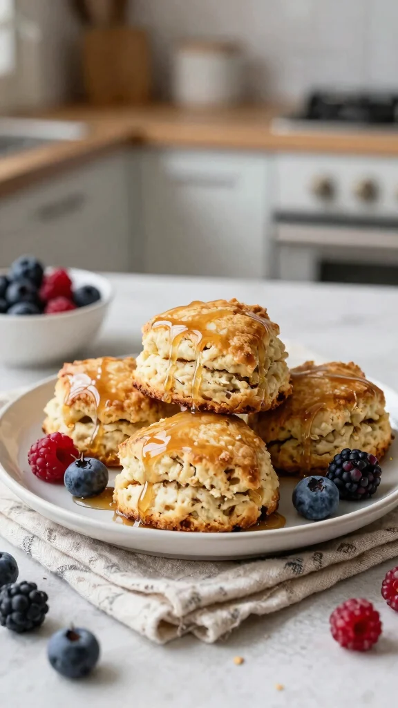10 Oatmeal Baking Recipes for Healthy and Delicious Treats - 9. Maple Oatmeal Scones 1