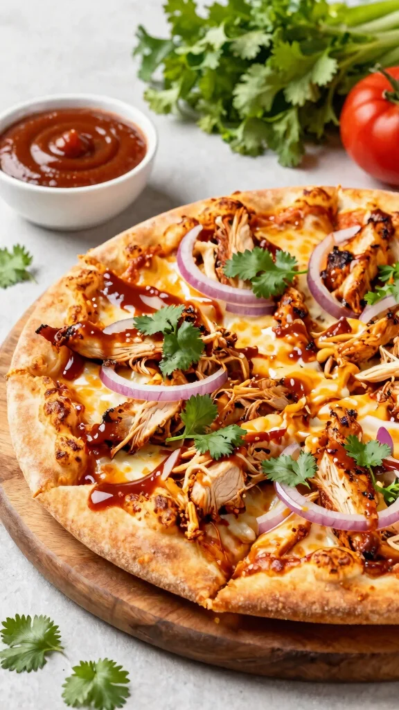 10 Pizza Stone Recipes That Turn Out Crispy and Delicious - 4. BBQ Chicken Pizza 1