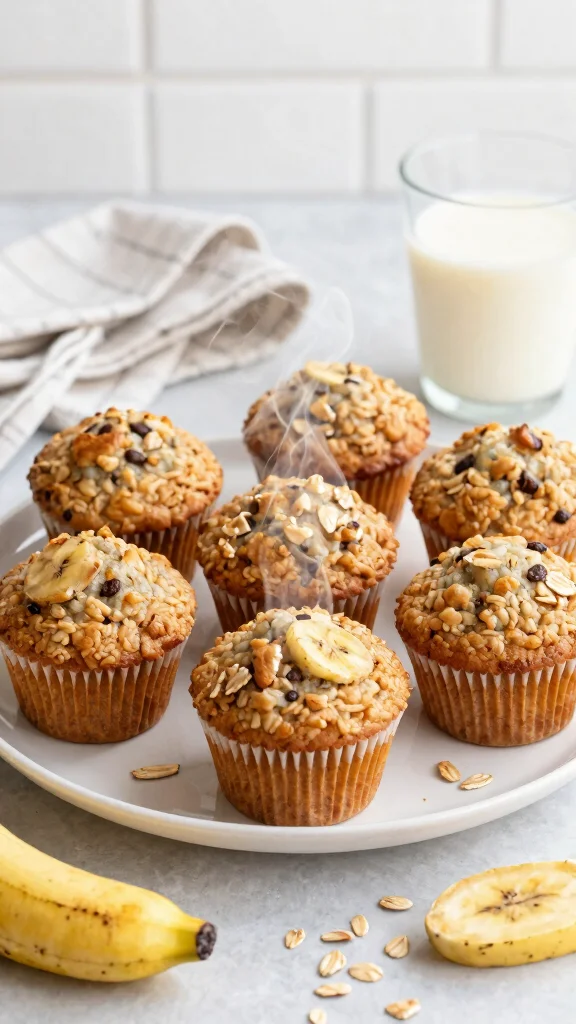 10 Sugar Free Baking Recipes That Still Taste Incredibly Sweet - 4. Flourless Banana Oatmeal Muffins 1