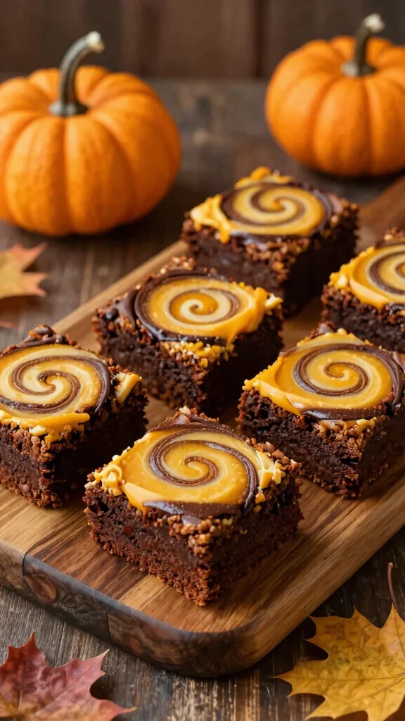 12 Cream Cheese Baking Recipes Rich, Creamy and Irresistible - 3. Pumpkin Cream Cheese Swirl Brownies 1