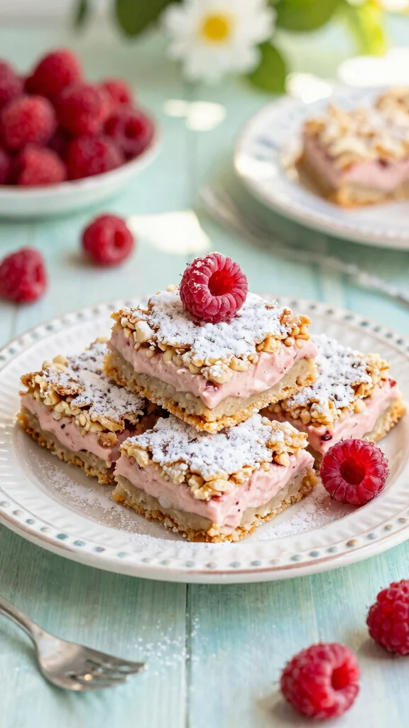 12 Cream Cheese Baking Recipes Rich, Creamy and Irresistible - 8. Raspberry Cream Cheese Crumble Bars 1