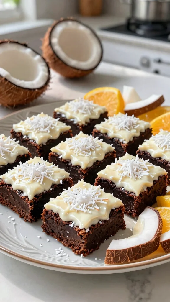 12 Cream Cheese Baking Recipes Rich, Creamy and Irresistible - 9. Coconut Cream Cheese Frosted Brownies 1