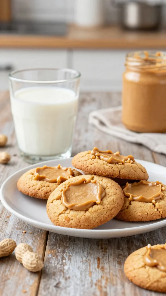 12 Easy 3 Ingredient Baking Recipes Ready in Minutes - 1. 3-Ingredient Peanut Butter Cookies 1