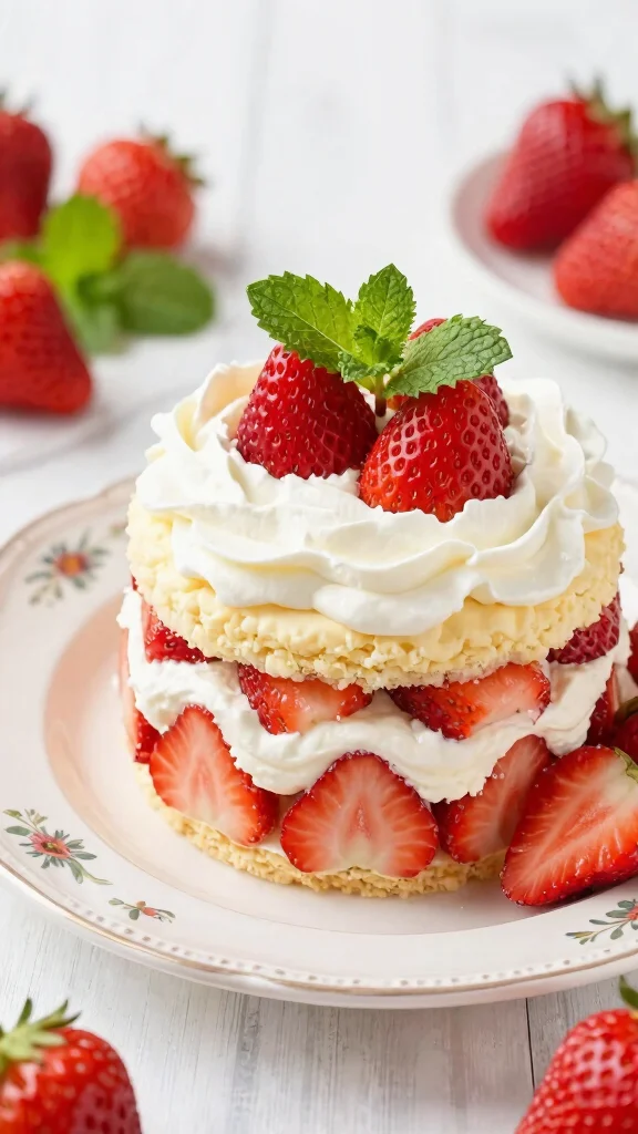 12 Easy 3 Ingredient Baking Recipes Ready in Minutes - 10. 3-Ingredient Strawberry Shortcake 1