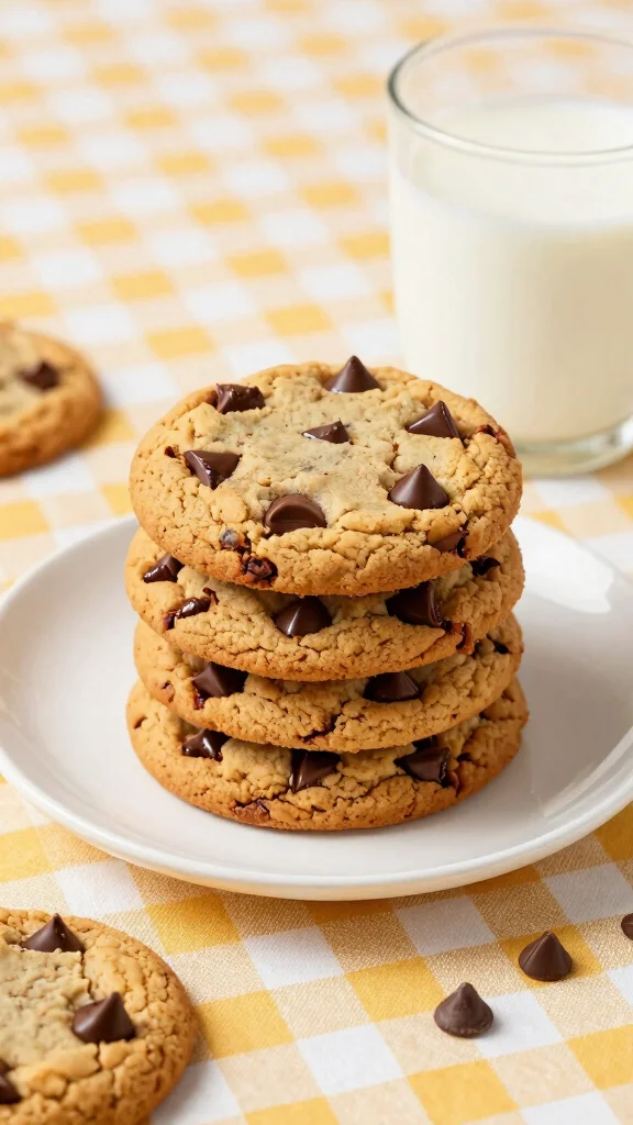 12 Easy 3 Ingredient Baking Recipes Ready in Minutes - 7. 3-Ingredient Chocolate Chip Cookies 1