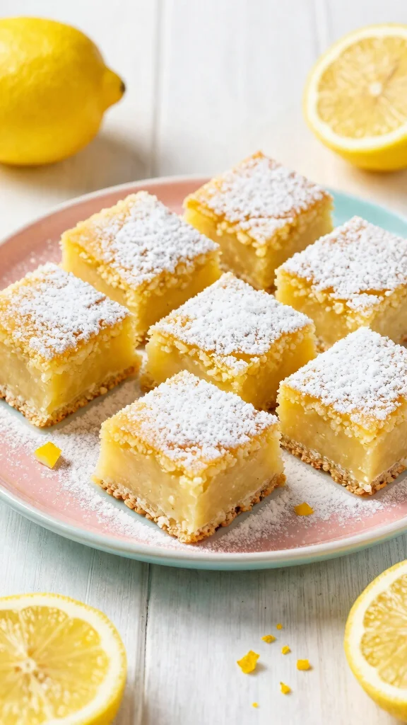 12 Lemon Baking Recipes Bursting with Fresh Citrus Flavor - 10. Easy Lemon Cake Bars 1