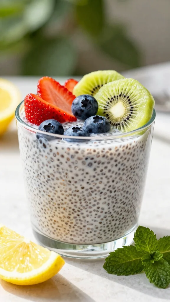 12 Lemon Baking Recipes Bursting with Fresh Citrus Flavor - 3. Refreshing Lemon Chia Seed Pudding 1
