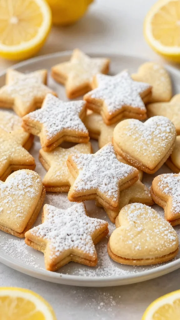 12 Lemon Baking Recipes Bursting with Fresh Citrus Flavor - 6. Lemon Shortbread Cookies 1