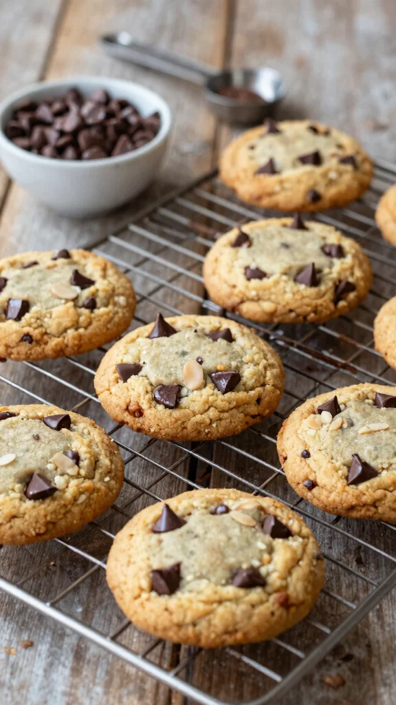 12 Low Carb Baking Recipes That Don't Sacrifice Flavor - 1. Almond Flour Chocolate Chip Cookies 1