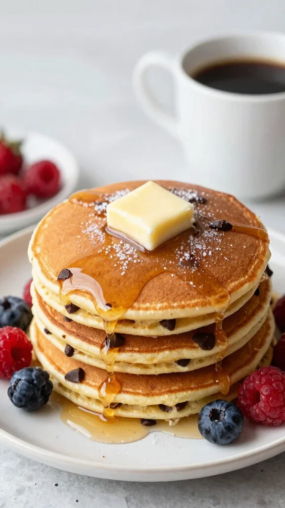 12 Low Carb Baking Recipes That Don't Sacrifice Flavor - 9. Keto Chocolate Chip Pancakes 1