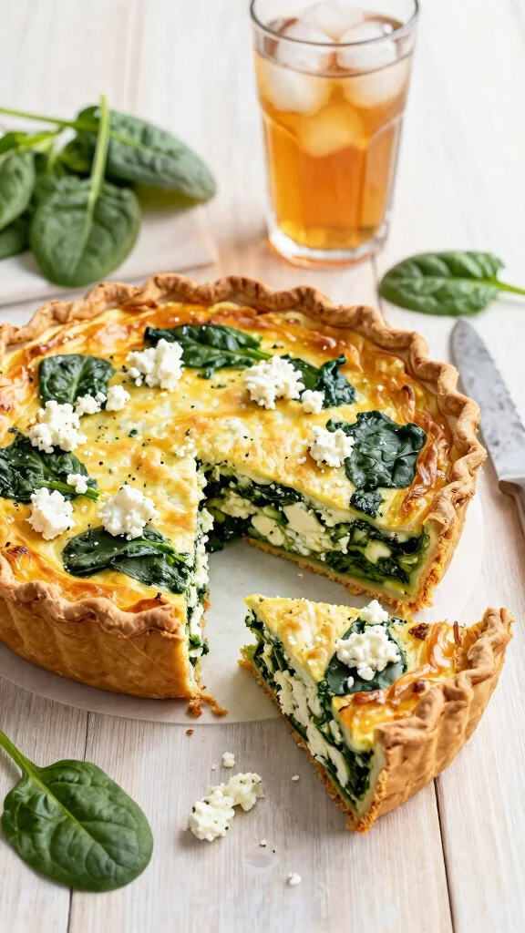 12 Savory Baking Dishes That Go Beyond Sweets - 1. Spinach and Feta Quiche 1