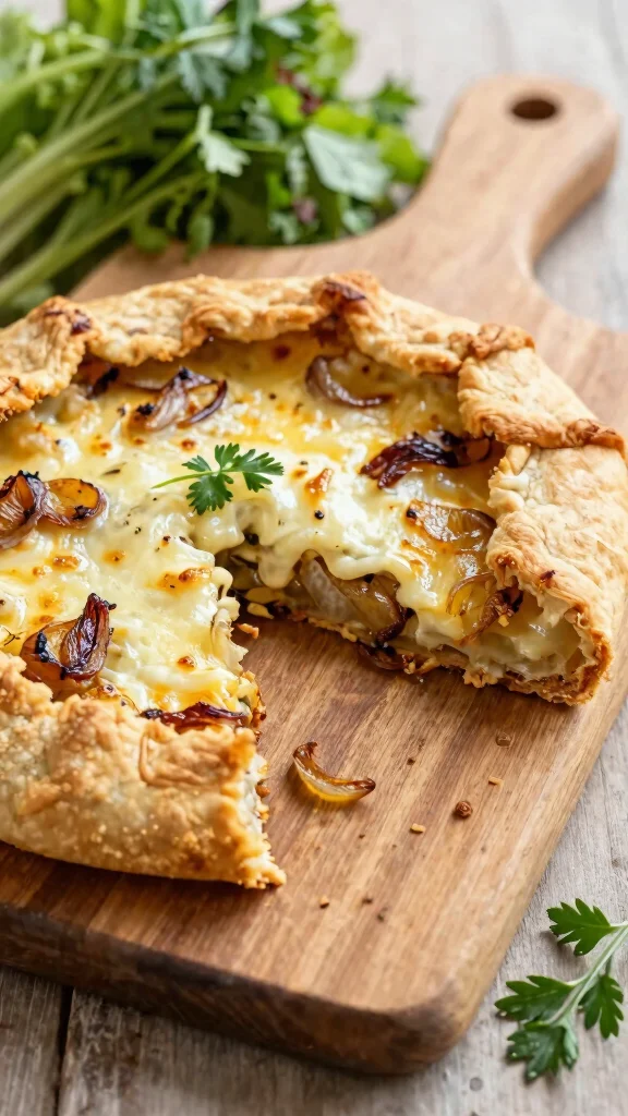 12 Savory Baking Dishes That Go Beyond Sweets - 12. Rustic Cheese and Onion Galette 1