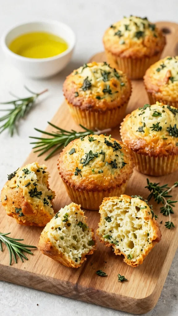 12 Savory Baking Dishes That Go Beyond Sweets - 2. Herb-Infused Savory Muffins 1